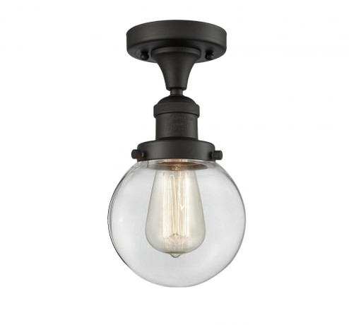 Beacon - 1 Light - 6 inch - Oil Rubbed Bronze - Semi-Flush Mount (3442|517-1CH-OB-G202-6)
