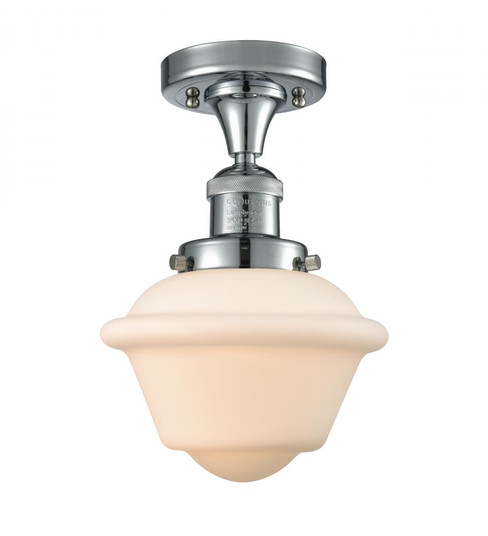 Oxford - 1 Light - 8 inch - Polished Chrome - Semi-Flush Mount (3442|517-1CH-PC-G531)