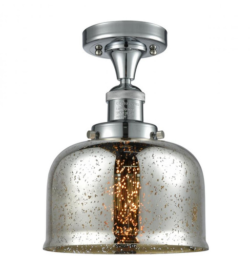 Bell - 1 Light - 8 inch - Polished Chrome - Semi-Flush Mount (3442|517-1CH-PC-G78-LED)