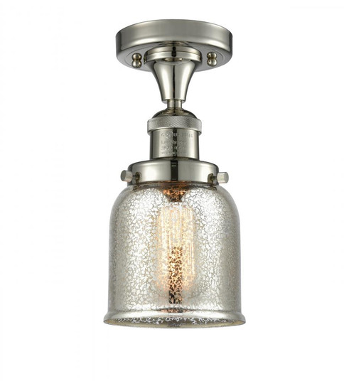 Bell - 1 Light - 5 inch - Polished Nickel - Semi-Flush Mount (3442|517-1CH-PN-G58)