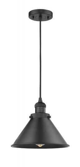 Briarcliff - 1 Light - 10 inch - Matte Black - Cord hung - Mini Pendant (3442|201C-BK-M10-BK)