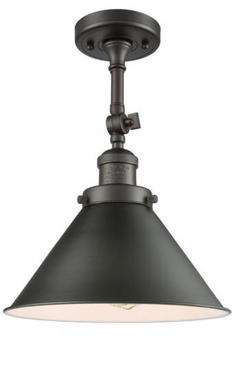 Briarcliff - 1 Light - 10 inch - Oil Rubbed Bronze - Adjustable Semi-Flush Mount (3442|201F-OB-M10-OB-LED)