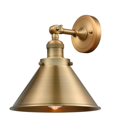 Briarcliff - 1 Light - 10 inch - Brushed Brass - Adjustable Sconce (3442|203-BB-M10-BB)