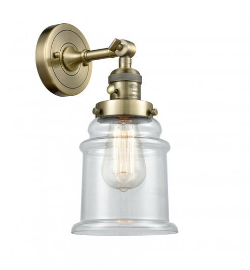 Canton - 1 Light - 7 inch - Antique Brass - Adjustable Sconce (3442|203SW-AB-G182)