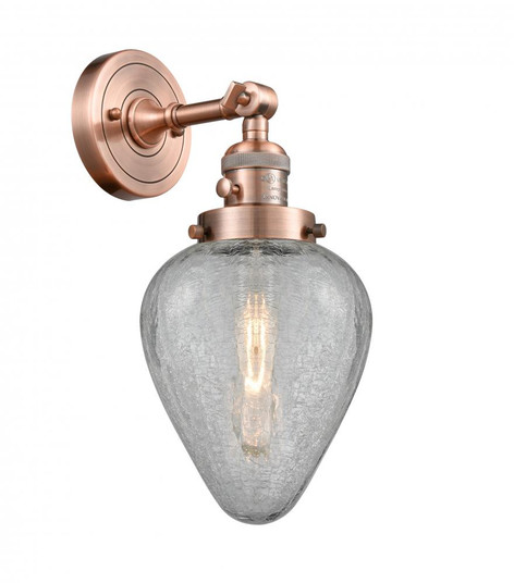 Geneseo - 1 Light - 7 inch - Antique Copper - Adjustable Sconce (3442|203SW-AC-G165)