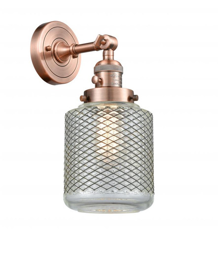 Stanton - 1 Light - 6 inch - Antique Copper - Adjustable Sconce (3442|203SW-AC-G262)