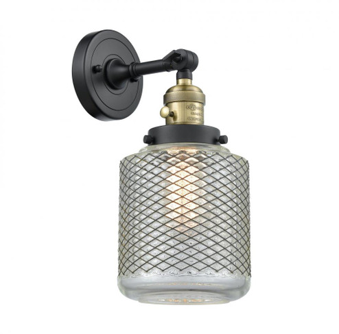 Stanton - 1 Light - 6 inch - Black Antique Brass - Adjustable Sconce (3442|203SW-BAB-G262)