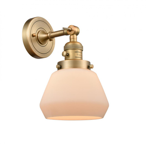 Fulton - 1 Light - 7 inch - Brushed Brass - Adjustable Sconce (3442|203SW-BB-G171)