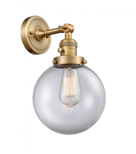 Beacon - 1 Light - 8 inch - Brushed Brass - Adjustable Sconce (3442|203SW-BB-G202-8)