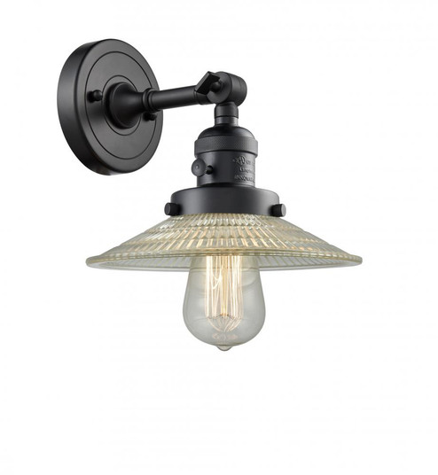 Halophane - 1 Light - 9 inch - Matte Black - Adjustable Sconce (3442|203SW-BK-G2)