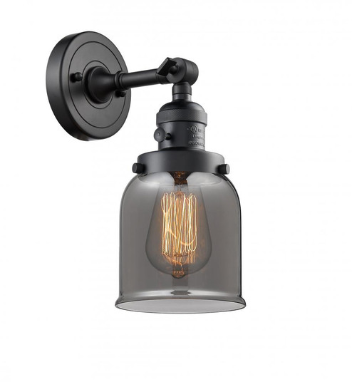 Bell - 1 Light - 5 inch - Matte Black - Adjustable Sconce (3442|203SW-BK-G53)