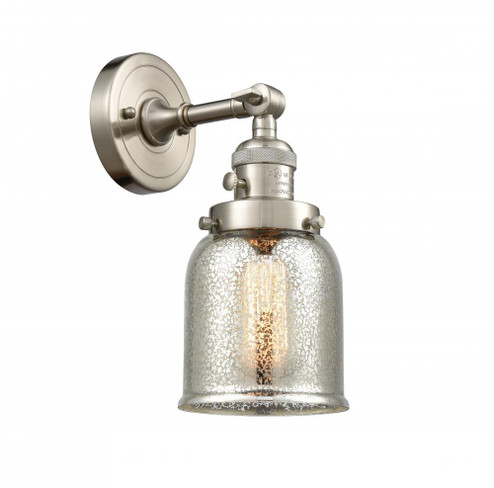 Bell - 1 Light - 5 inch - Brushed Satin Nickel - Adjustable Sconce (3442|203SW-SN-G58)