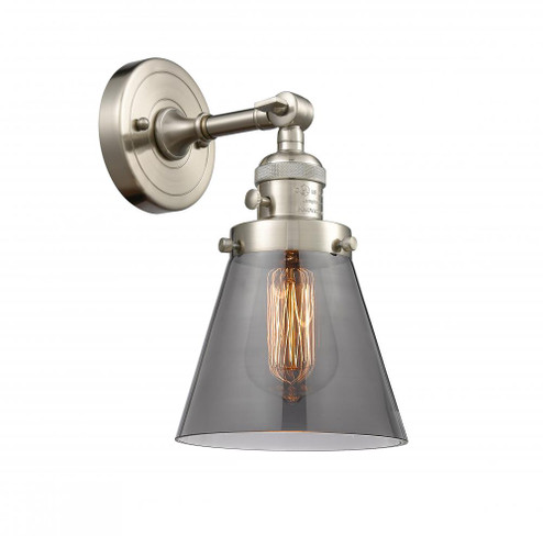 Cone - 1 Light - 6 inch - Brushed Satin Nickel - Adjustable Sconce (3442|203SW-SN-G63)