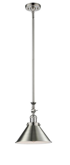 Briarcliff - 1 Light - 10 inch - Polished Nickel - Stem Hung - Adjustable Mini Pendant (3442|206-PN-M10-PN)