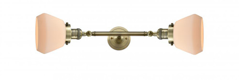 Fulton - 2 Light - 7 inch - Antique Brass - Adjustable Bath Vanity Light (3442|208L-AB-G171)