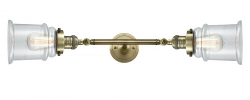 Canton - 2 Light - 6 inch - Antique Brass - Adjustable Bath Vanity Light (3442|208L-AB-G182)