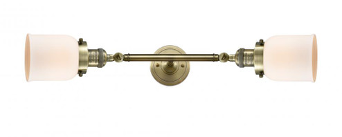 Bell - 2 Light - 5 inch - Antique Brass - Adjustable Bath Vanity Light (3442|208L-AB-G51-LED)