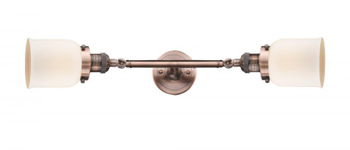 Bell - 2 Light - 5 inch - Antique Copper - Adjustable Bath Vanity Light (3442|208L-AC-G51-LED)