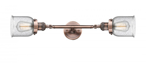 Bell - 2 Light - 5 inch - Antique Copper - Adjustable Bath Vanity Light (3442|208L-AC-G54)