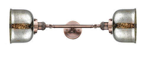 Bell - 2 Light - 8 inch - Antique Copper - Adjustable Bath Vanity Light (3442|208L-AC-G78)