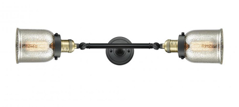 Bell - 2 Light - 5 inch - Black Antique Brass - Adjustable Bath Vanity Light (3442|208L-BAB-G58-LED)