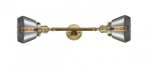 Fulton - 2 Light - 7 inch - Brushed Brass - Adjustable Bath Vanity Light (3442|208L-BB-G173)
