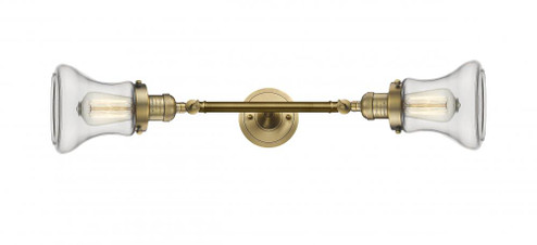Bellmont - 2 Light - 6 inch - Brushed Brass - Adjustable Bath Vanity Light (3442|208L-BB-G192)