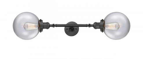 Beacon - 2 Light - 8 inch - Oil Rubbed Bronze - Adjustable Bath Vanity Light (3442|208L-OB-G202-8)
