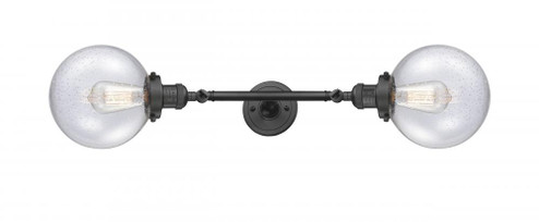 Beacon - 2 Light - 8 inch - Oil Rubbed Bronze - Adjustable Bath Vanity Light (3442|208L-OB-G204-8-LED)