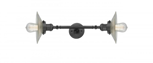 Halophane - 2 Light - 9 inch - Oil Rubbed Bronze - Adjustable Bath Vanity Light (3442|208L-OB-G2-LED)