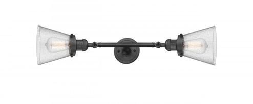 Cone - 2 Light - 6 inch - Oil Rubbed Bronze - Adjustable Bath Vanity Light (3442|208L-OB-G64)