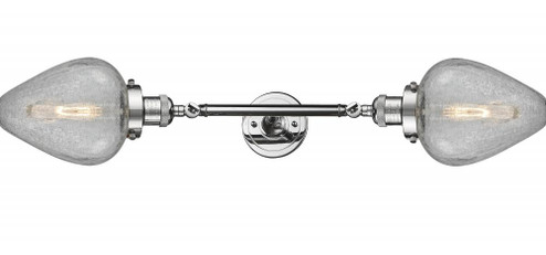 Geneseo - 2 Light - 7 inch - Polished Chrome - Adjustable Bath Vanity Light (3442|208L-PC-G165)