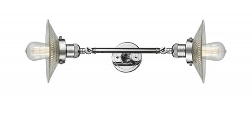Halophane - 2 Light - 9 inch - Polished Chrome - Adjustable Bath Vanity Light (3442|208L-PC-G2-LED)