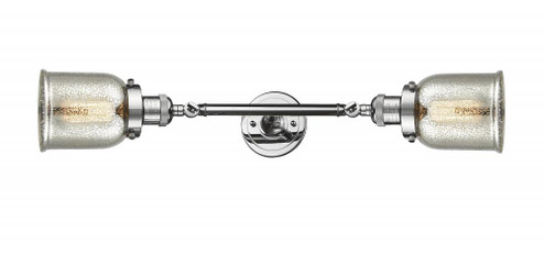 Bell - 2 Light - 5 inch - Polished Chrome - Adjustable Bath Vanity Light (3442|208L-PC-G58-LED)