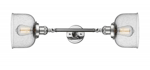 Bell - 2 Light - 8 inch - Polished Chrome - Adjustable Bath Vanity Light (3442|208L-PC-G74)