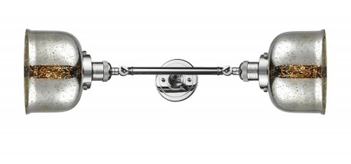 Bell - 2 Light - 8 inch - Polished Chrome - Adjustable Bath Vanity Light (3442|208L-PC-G78)