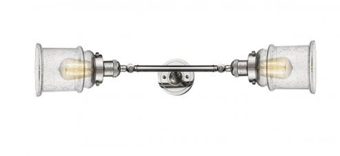 Canton - 2 Light - 6 inch - Polished Nickel - Adjustable Bath Vanity Light (3442|208L-PN-G184-LED)