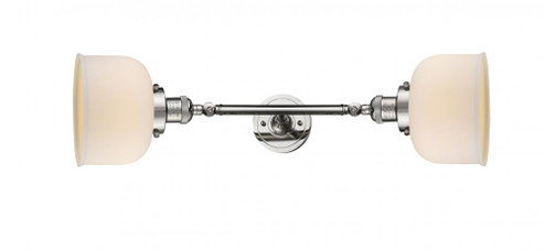 Bell - 2 Light - 8 inch - Polished Nickel - Adjustable Bath Vanity Light (3442|208L-PN-G71)