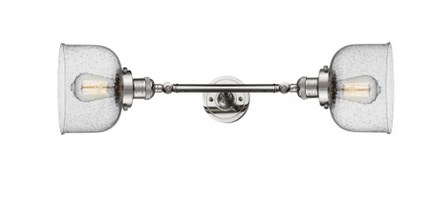 Bell - 2 Light - 8 inch - Polished Nickel - Adjustable Bath Vanity Light (3442|208L-PN-G74)