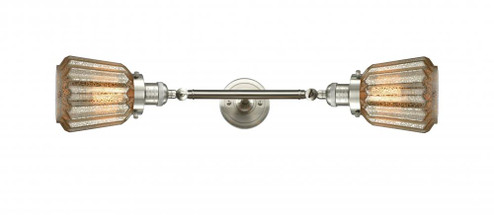 Chatham - 2 Light - 7 inch - Brushed Satin Nickel - Adjustable Bath Vanity Light (3442|208L-SN-G146)