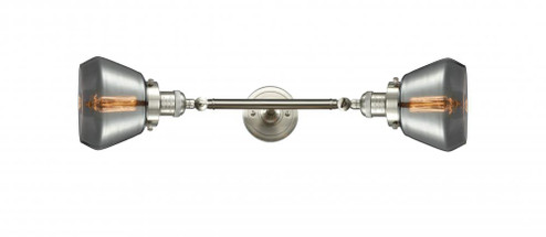 Fulton - 2 Light - 7 inch - Brushed Satin Nickel - Adjustable Bath Vanity Light (3442|208L-SN-G173-LED)