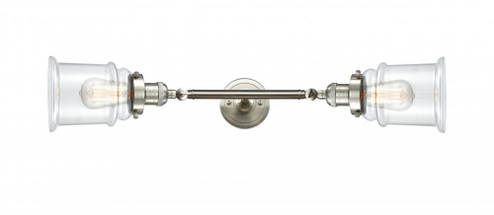 Canton - 2 Light - 6 inch - Brushed Satin Nickel - Adjustable Bath Vanity Light (3442|208L-SN-G182-LED)