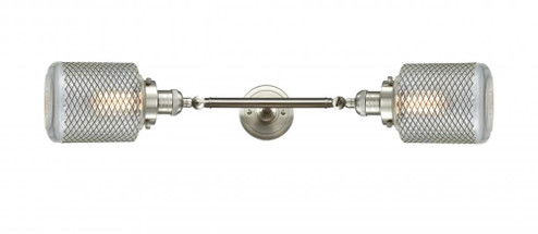 Stanton - 2 Light - 6 inch - Brushed Satin Nickel - Adjustable Bath Vanity Light (3442|208L-SN-G262)