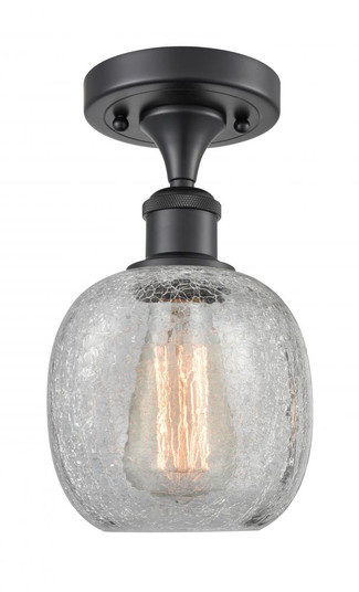 Belfast - 1 Light - 6 inch - Matte Black - Semi-Flush Mount (3442|516-1C-BK-G105)