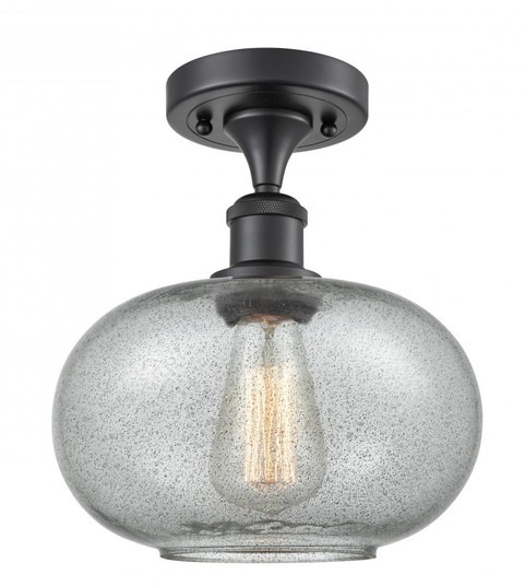 Gorham - 1 Light - 10 inch - Matte Black - Semi-Flush Mount (3442|516-1C-BK-G247-LED)
