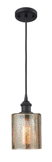 Cobbleskill - 1 Light - 5 inch - Matte Black - Cord hung - Mini Pendant (3442|516-1P-BK-G116-LED)