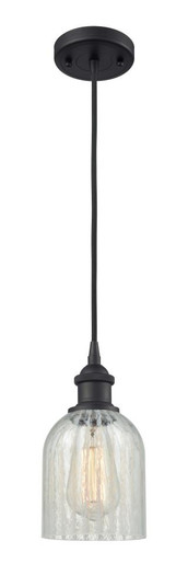 Caledonia - 1 Light - 5 inch - Matte Black - Cord hung - Mini Pendant (3442|516-1P-BK-G2511-LED)