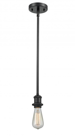 Bare Bulb - 1 Light - 5 inch - Matte Black - Mini Pendant (3442|516-1S-BK)