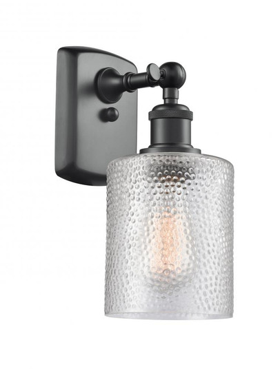 Cobbleskill - 1 Light - 5 inch - Matte Black - Sconce (3442|516-1W-BK-G112-LED)