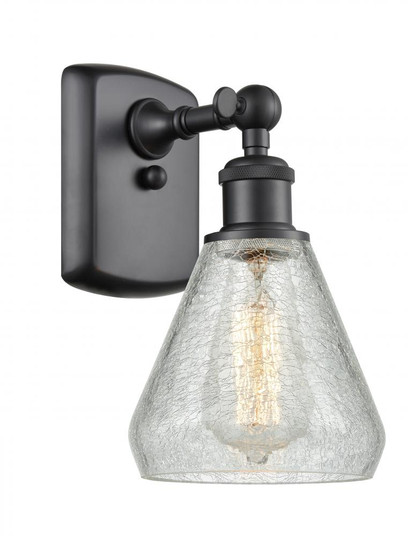 Conesus - 1 Light - 6 inch - Matte Black - Sconce (3442|516-1W-BK-G275)
